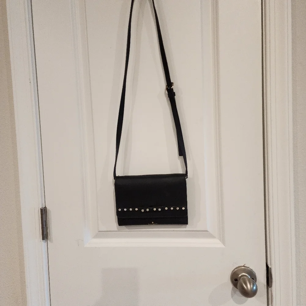kate spade Black Studded Crossbody Bag